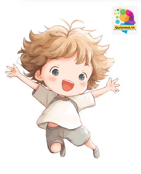 Illustration of a boy with open arms or a flag waving, symbolizing freedom and liberation.