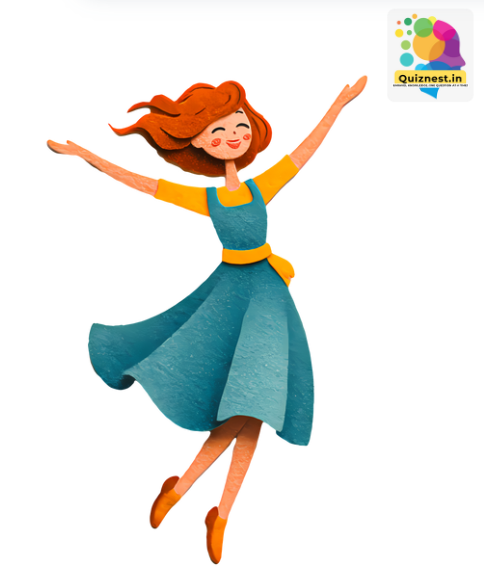 Illustration of a woman with open hands, symbolizing liberation and lack of restriction.